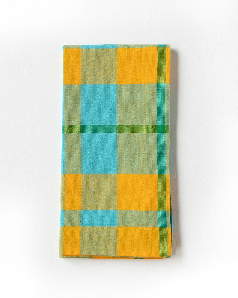 Mungo_Caribbean_Check_Napkin_Croton_Yellow-09943